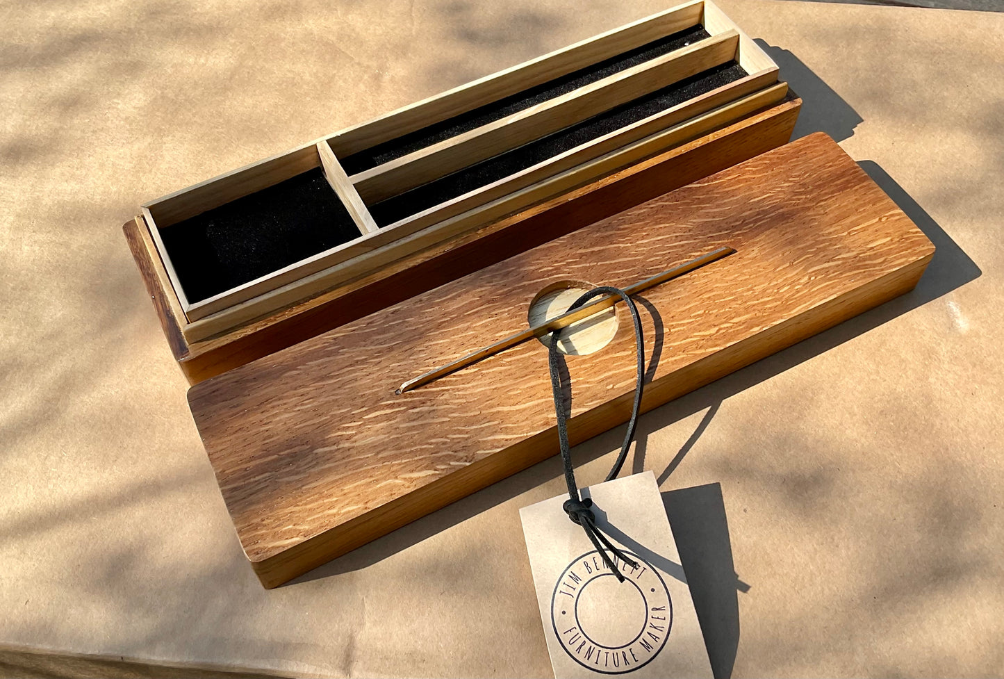 Hand made jewellery box.