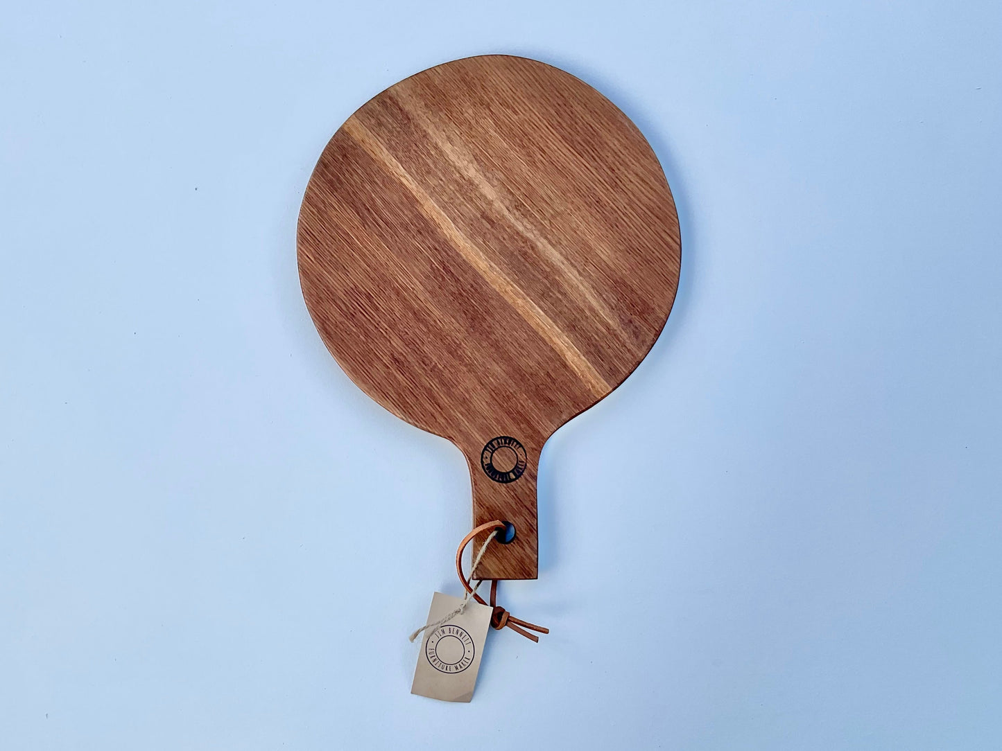 Circular oak chopping/ serving board