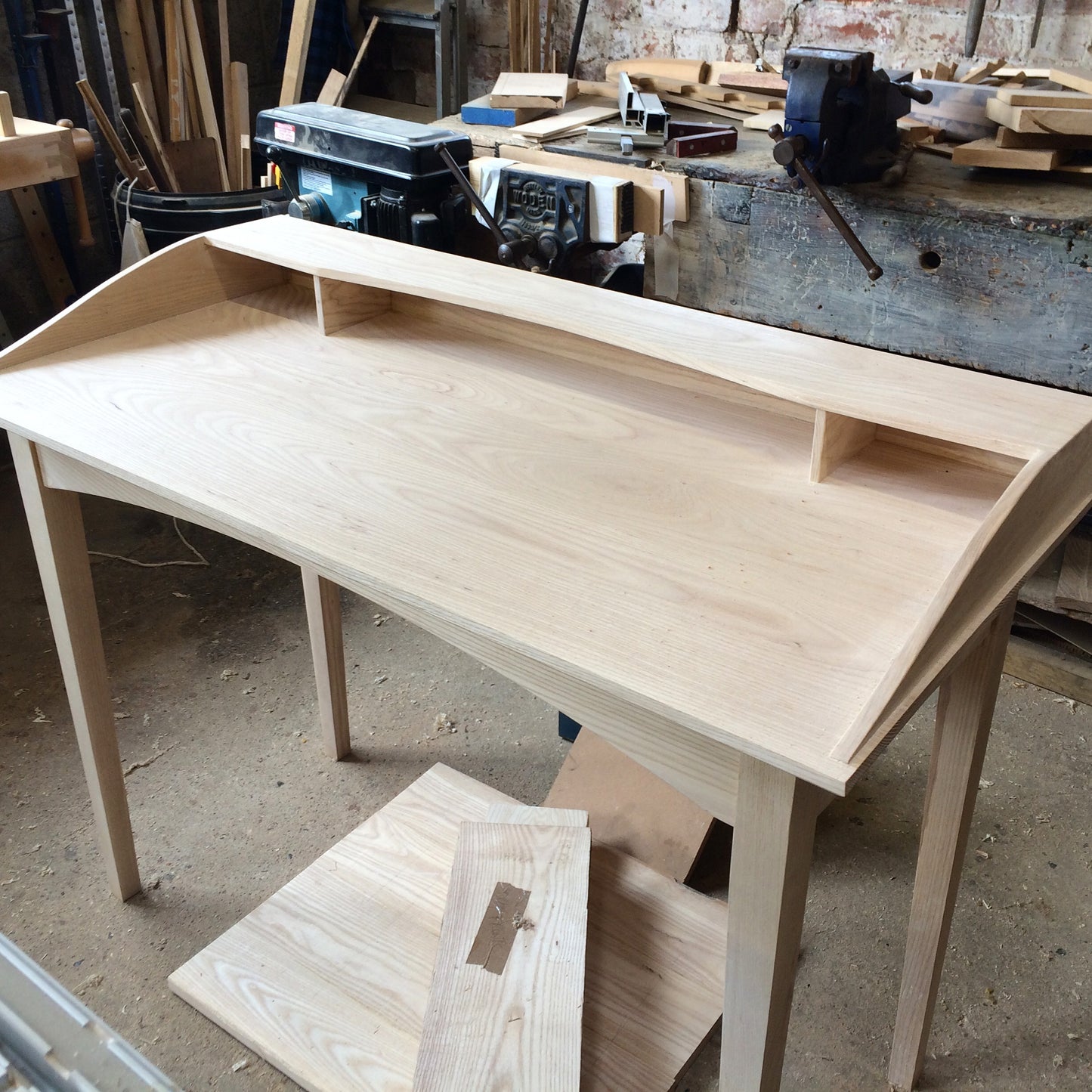 English Ash writing desk